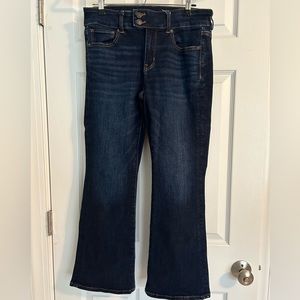 American Eagle women's Kick Boot denim next level stretch size 10 x-short